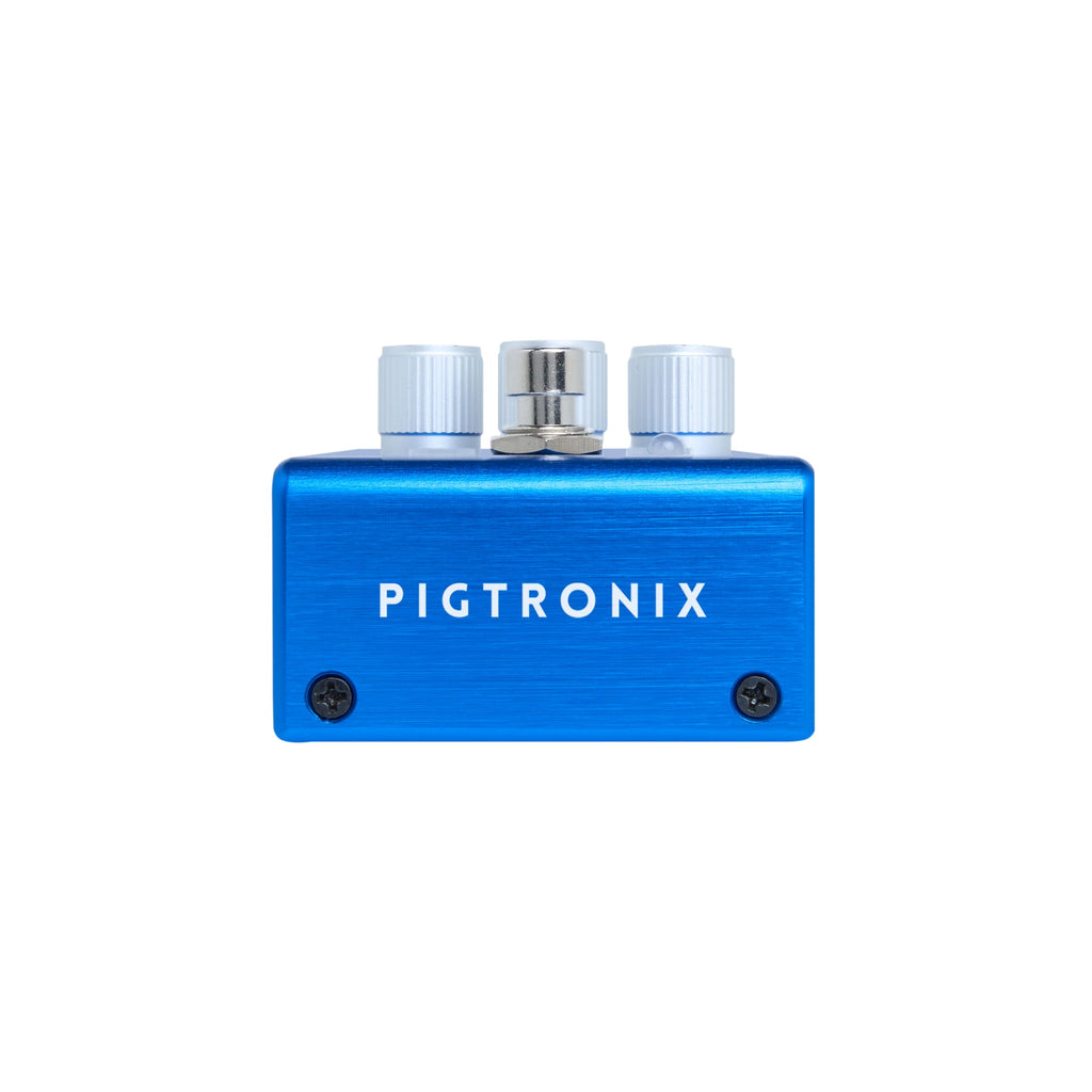 Pigtronix Cosmosis 1 reverb pedal — top down view