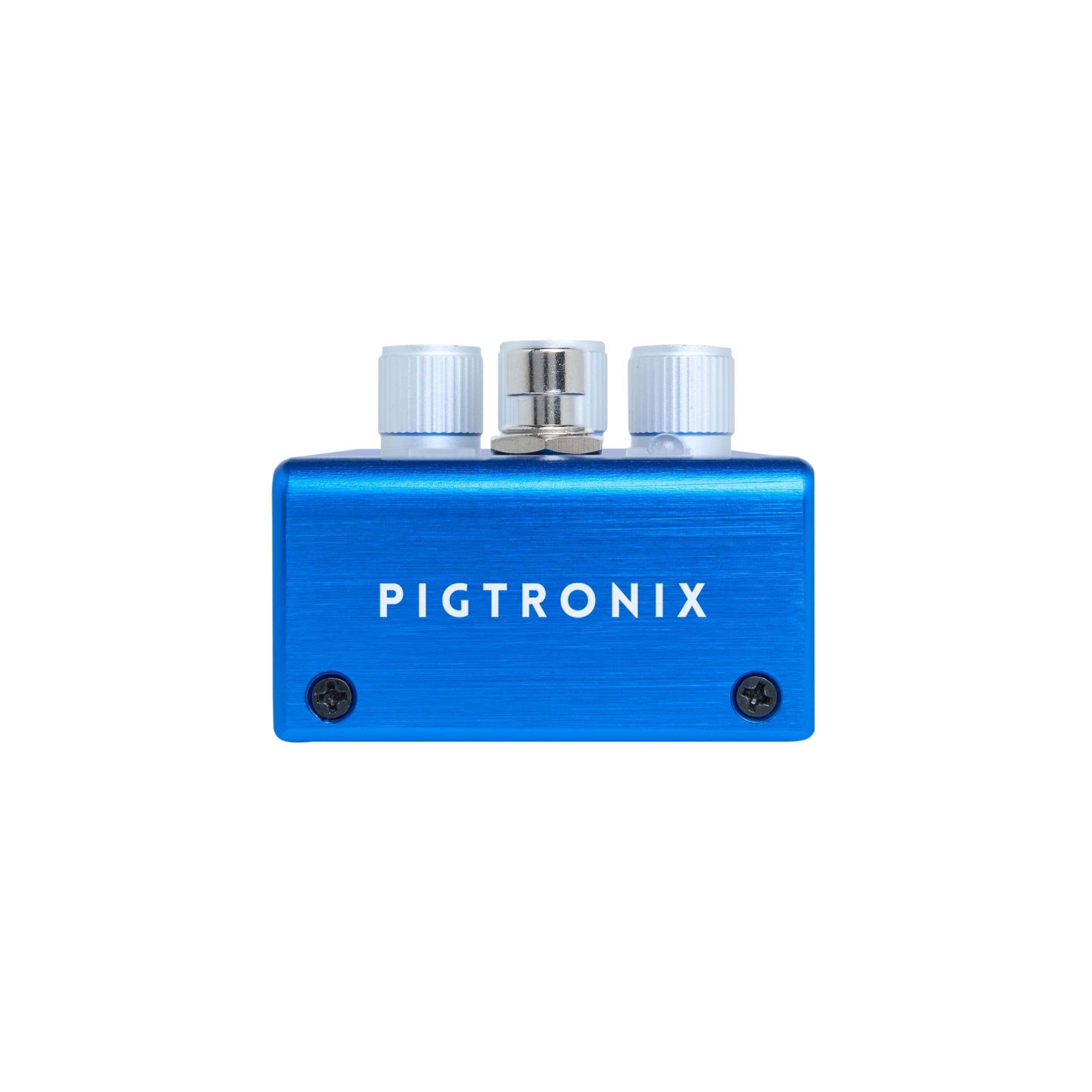 Pigtronix Cosmosis 1 reverb pedal — top down view