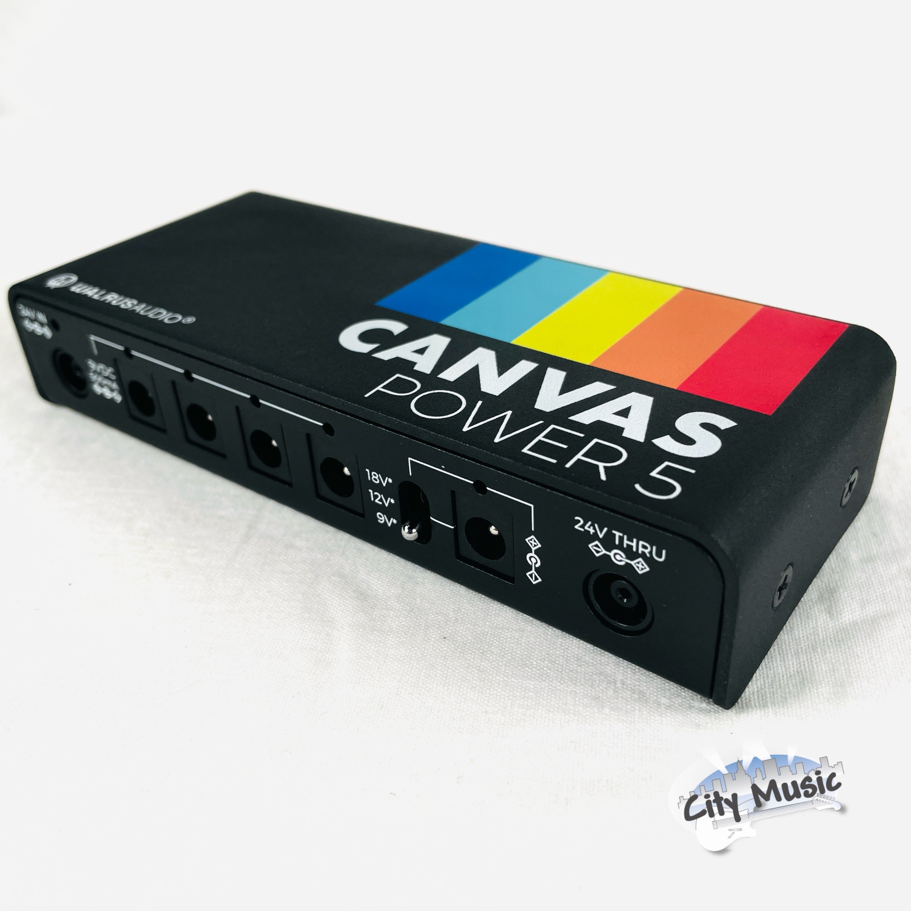 Walrus Audio Canvas Power 5 DC used - 24V THRU port and variable voltage switch