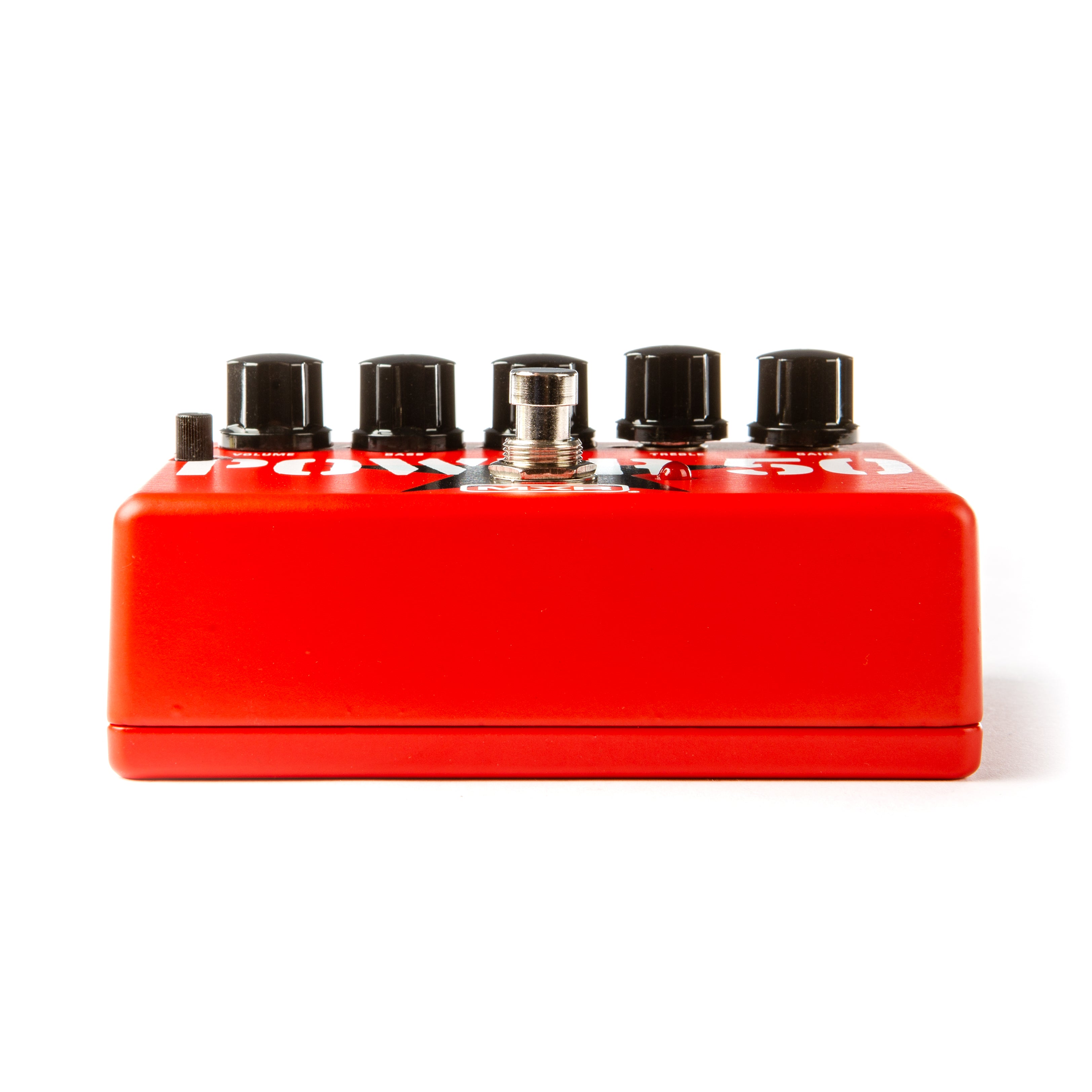 MXR TBM1 Tom Morello Power 50 overdrive pedal — footswitch and star graphic