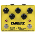 Benson x Non-Human Audio Florist Dynamic Modulator pedal — yellow enclosure front