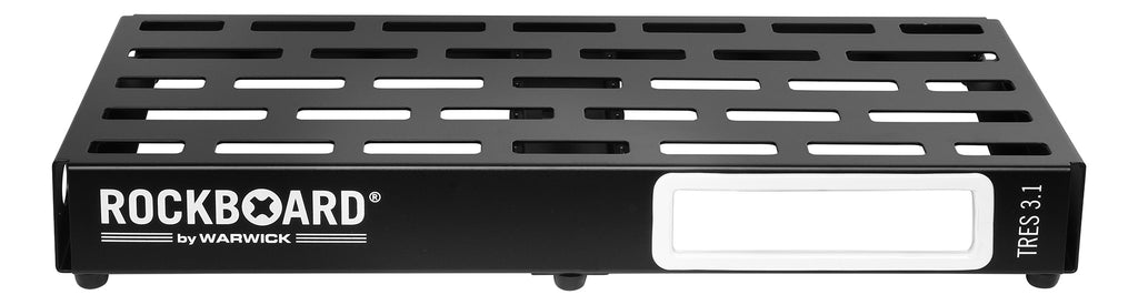 RockBoard TRES 3.1 pedalboard underside with cable routing slots