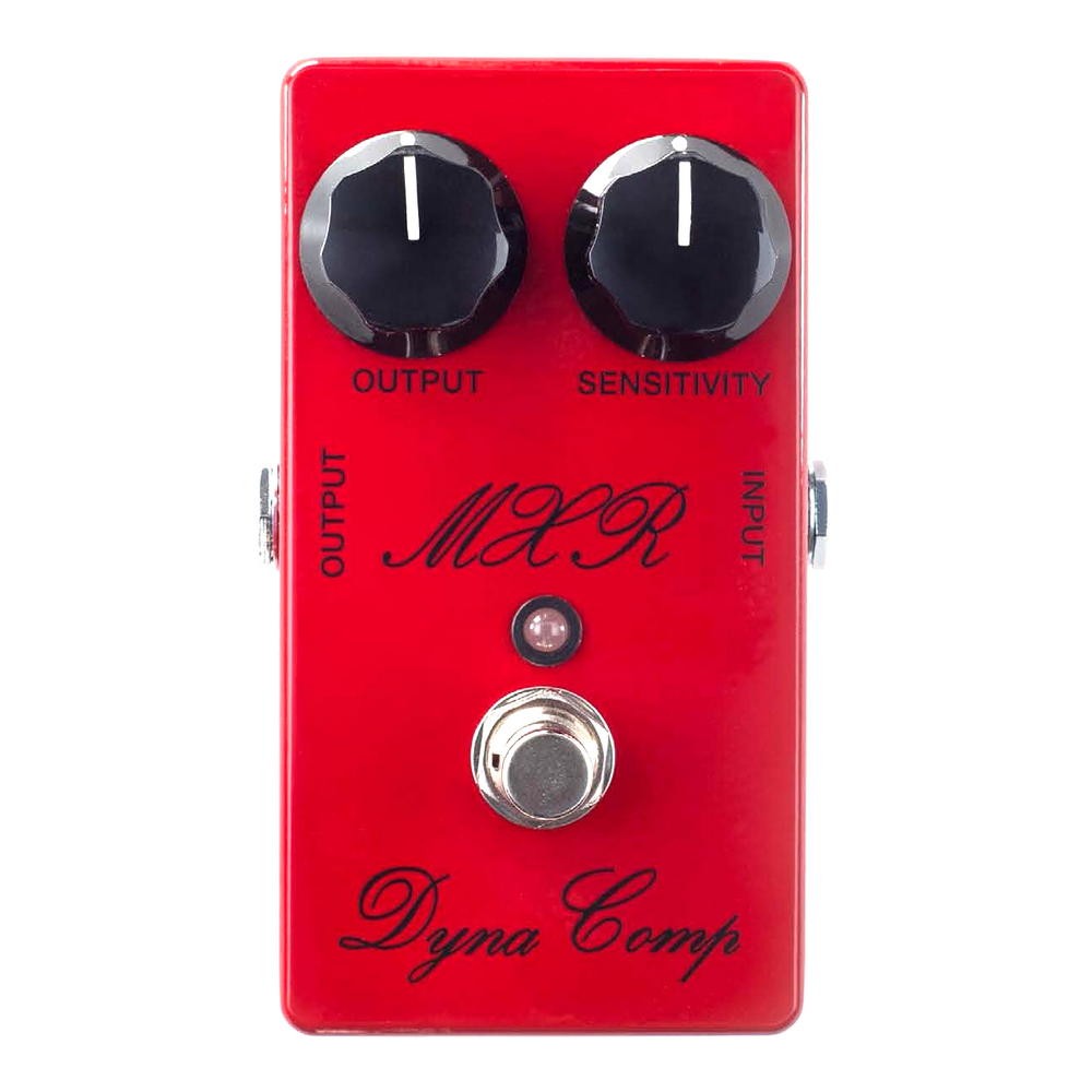 MXR CSP102SL Script Dyna Comp compressor pedal Output and Sensitivity knobs