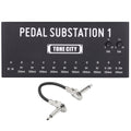 Tone City Substation 1 pedal power supply — black unit with patch cable