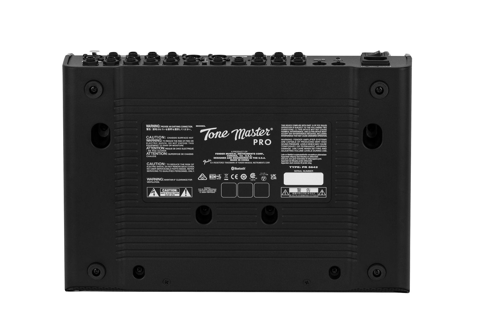 Fender Tone Master Pro multi-effects workstation — touchscreen interface