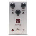 Keeley Manis Overdrive pedal — brushed silver enclosure, top view with Tone and Drive knobs
