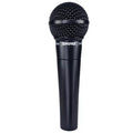 Shure SM58 Special Black Edition dynamic microphone — black body full front view