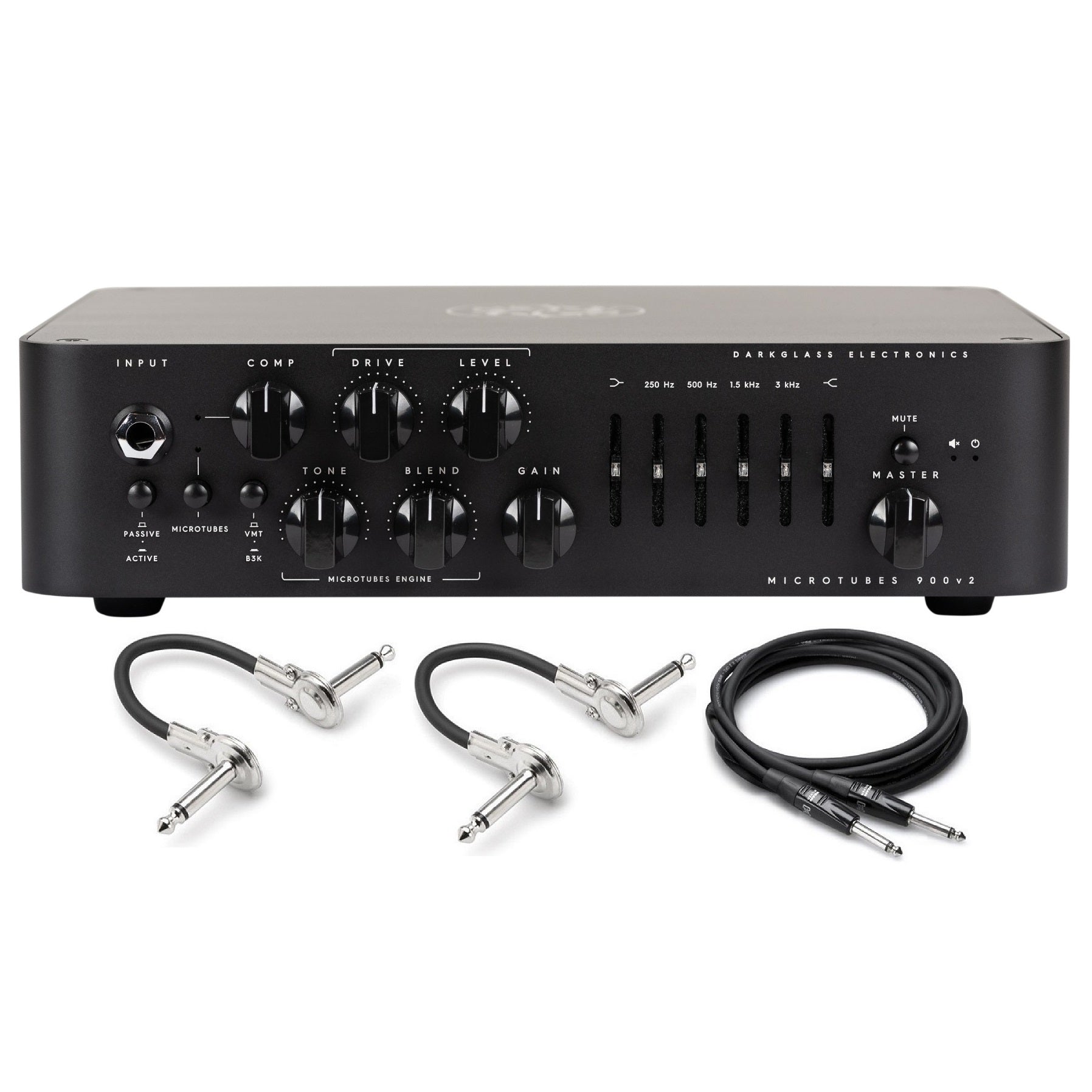 Darkglass Microtubes 900 V2 bass amp head - front control panel