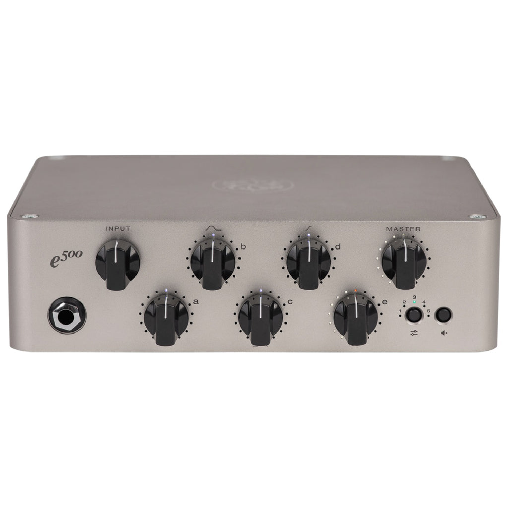 Darkglass Exponent 500 bass amp head — front panel controls