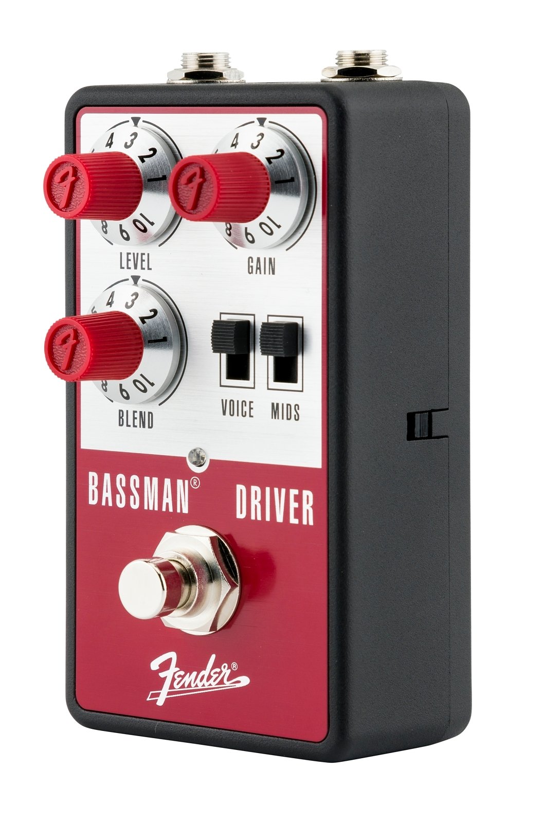 Fender Bassman Driver overdrive pedal — top mounted jacks
