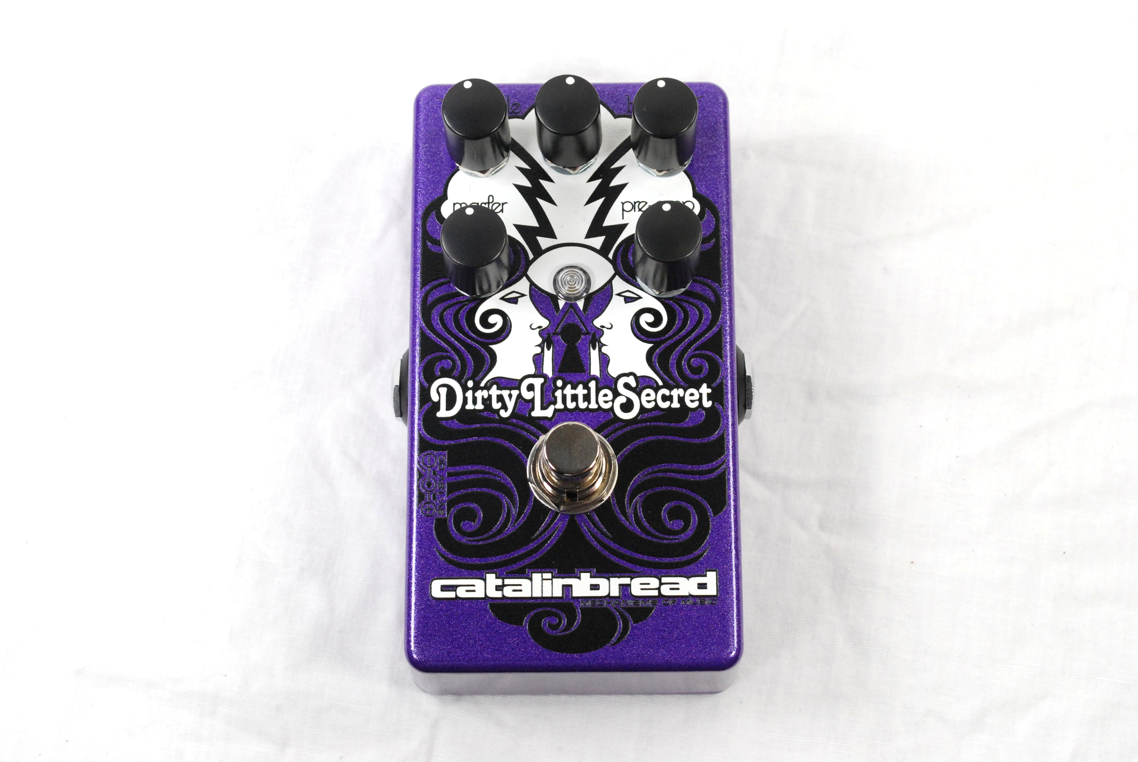 Used Catalinbread Dirty Little Secret Red Purple Edition Overdrive Guitar Effects Pedal