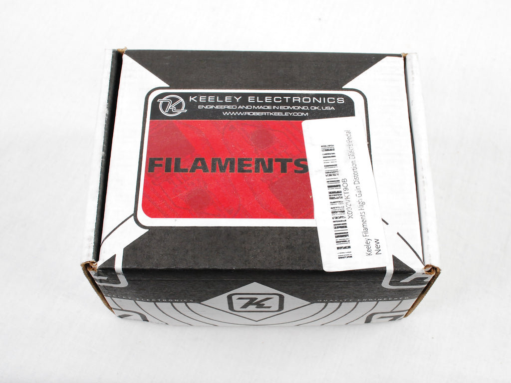 Keeley Filaments distortion guitar pedal — detail view