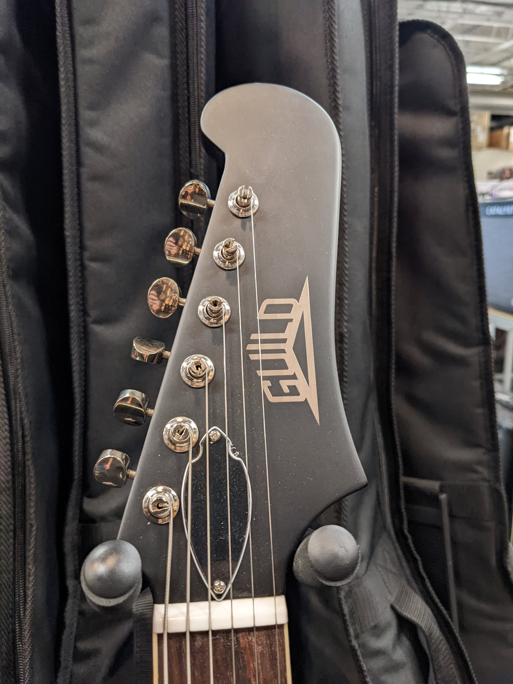 Guild Starfire I Jet90 Satin Black guitar back view