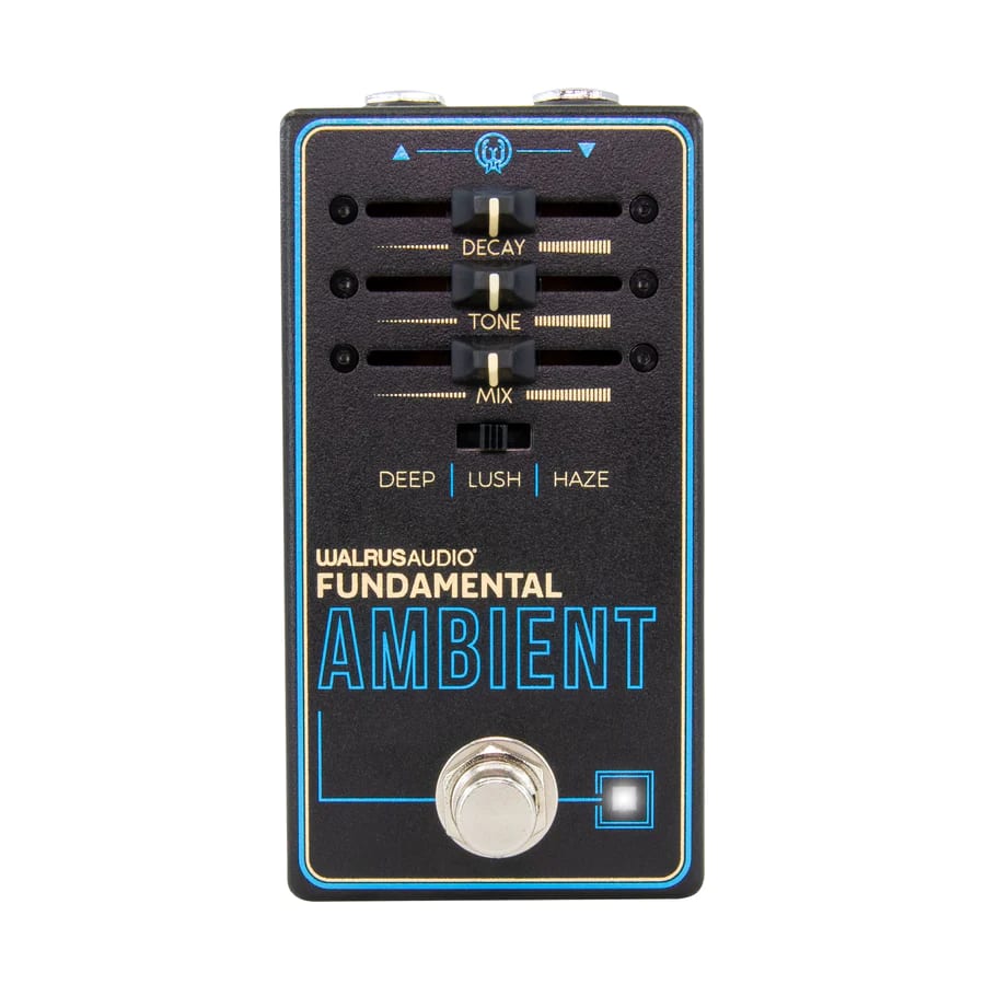 Walrus Audio Fundamental Ambient Reverb guitar pedal — front view