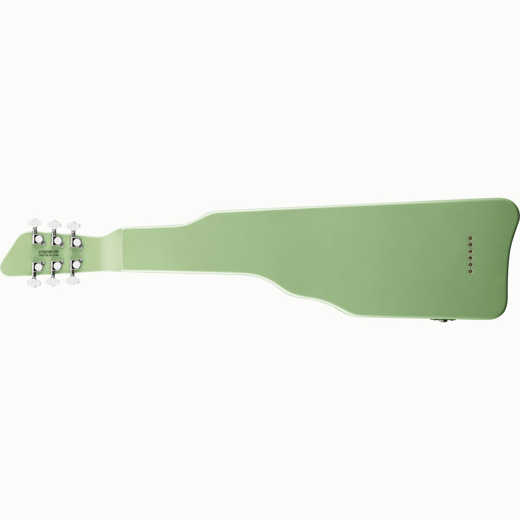Gretsch G5700 Electromatic Lap Steel Broadway Jade — pickup and controls detail