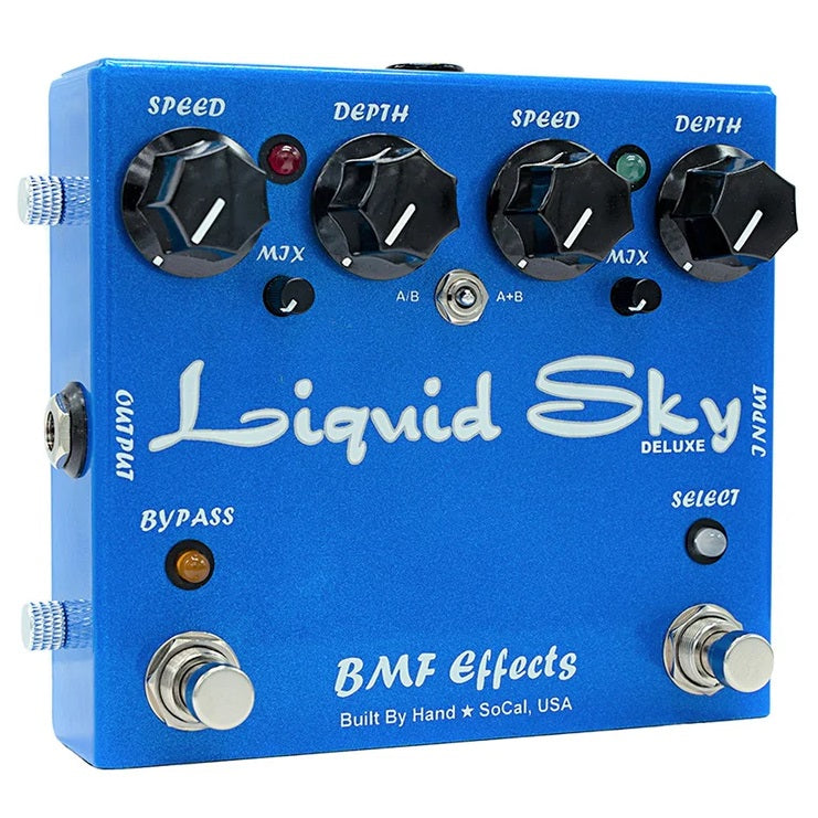 BMF Effects Liquid Sky Deluxe dual chorus pedal side view