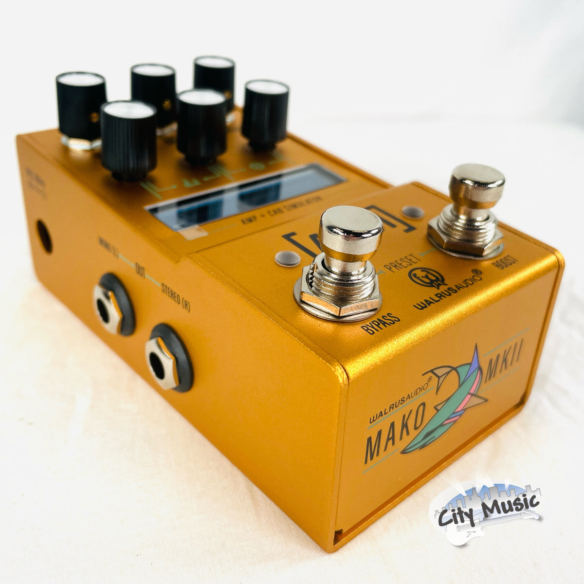 Used Walrus Audio MAKO Series MKII ACS1 Amp + Cab Simulator Guitar Effects Pedal ♫