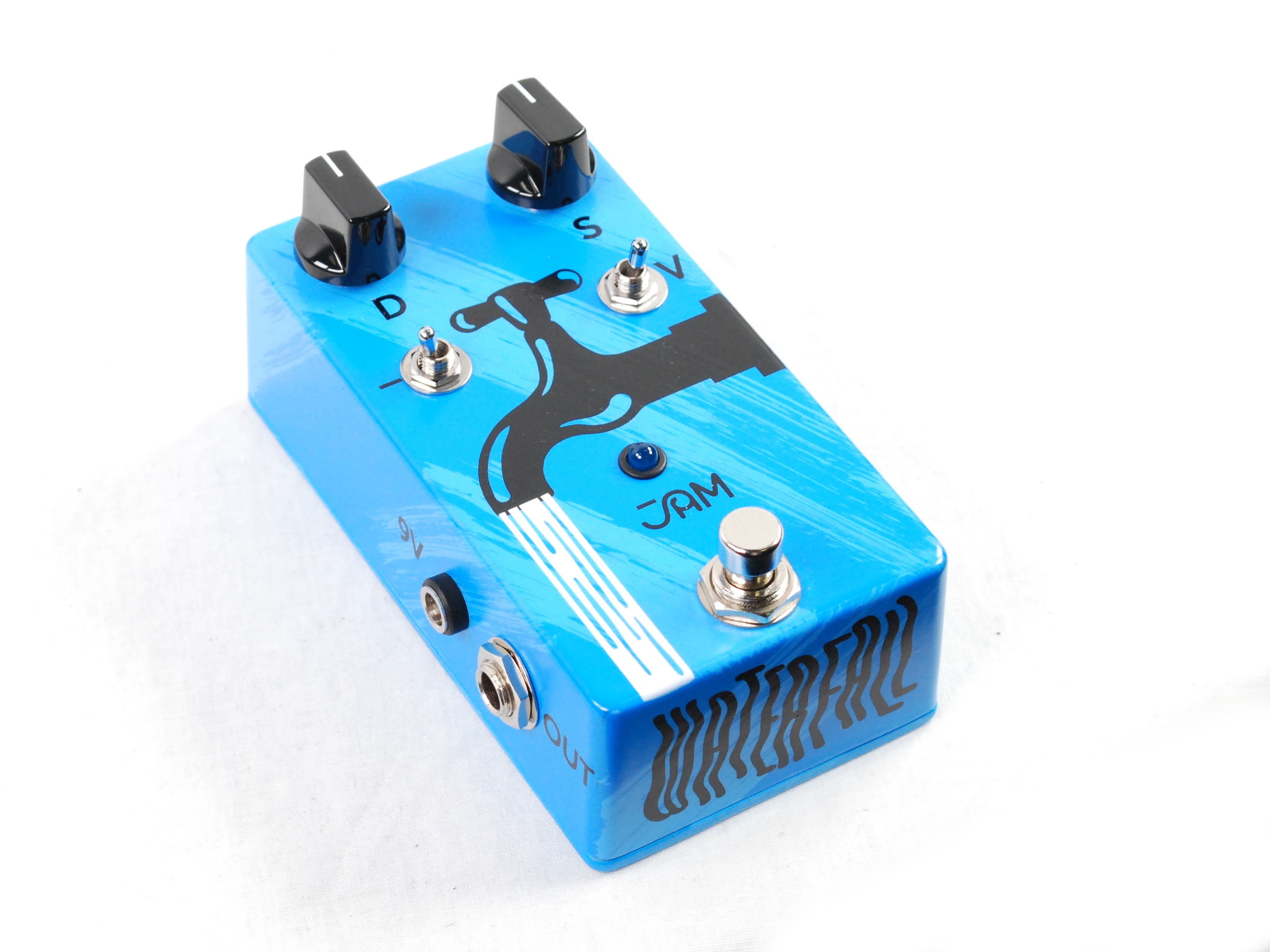 JAM Pedals Waterfall chorus pedal — side controls