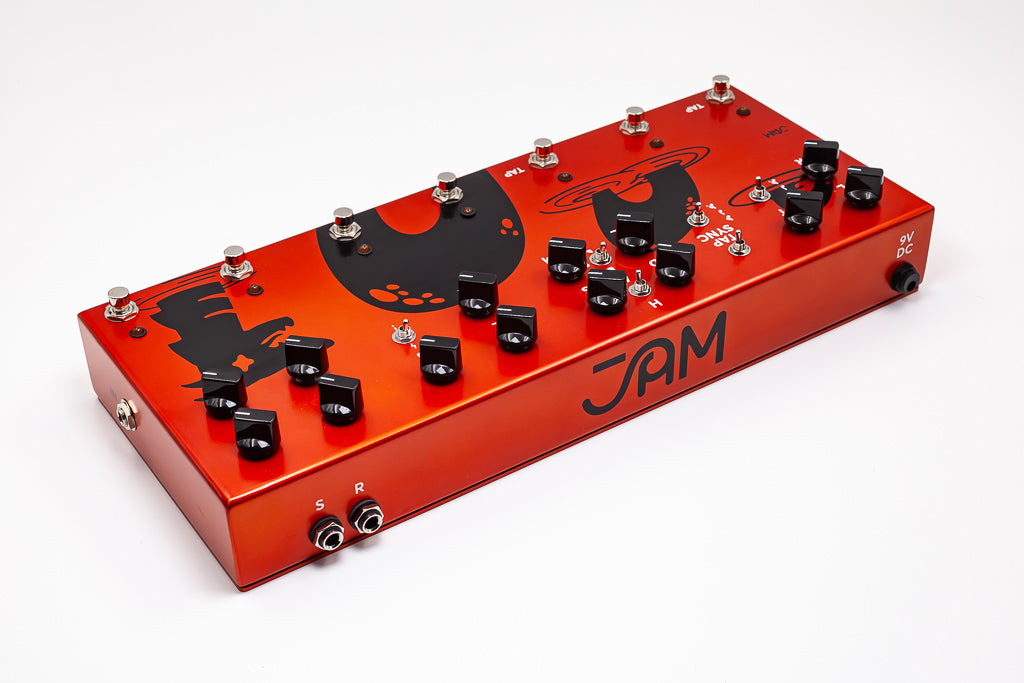 JAM Pedals Kochness Monster multi-effects pedal — full board view