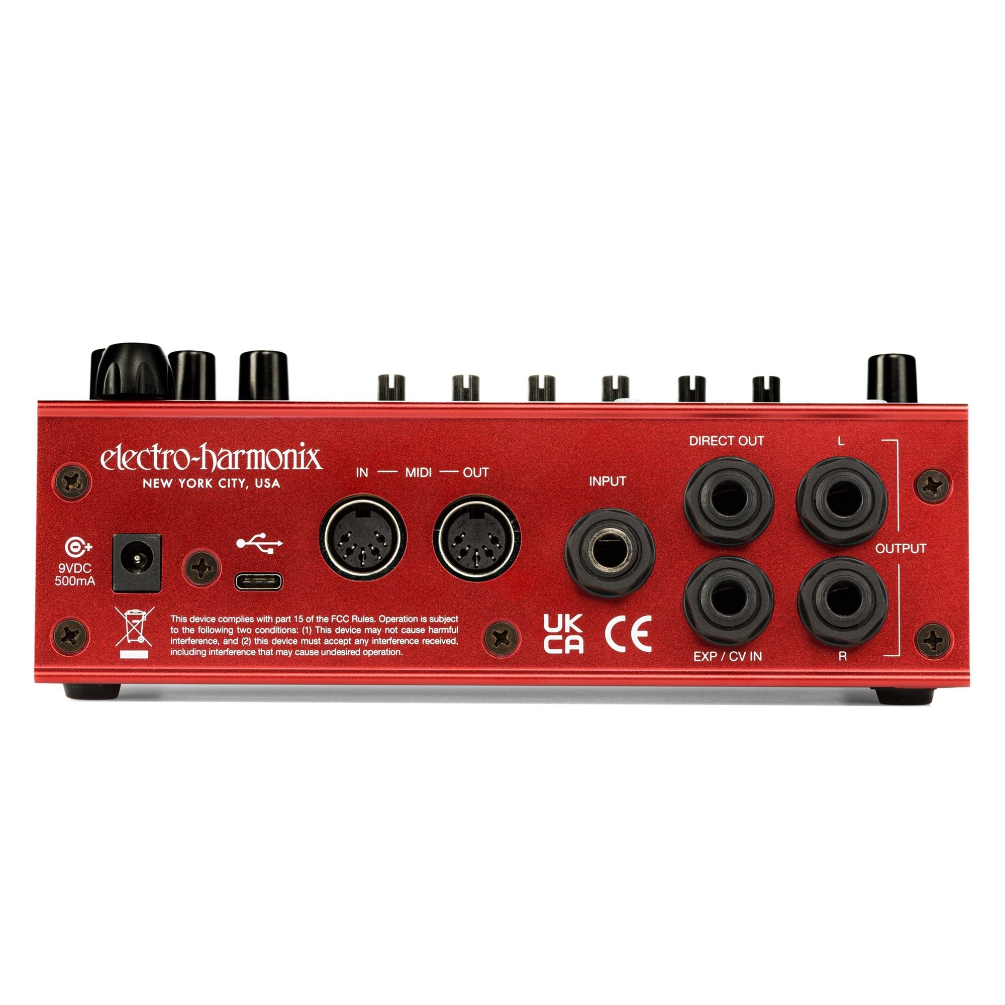 Electro-Harmonix POG3 polyphonic octave generator pedal — control detail