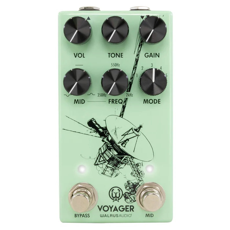 New Walrus Audio Voyager MKII Preamp Overdrive Guitar Effects Pedal Seafoam