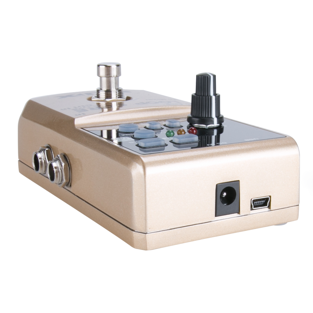 NUX Loop Core Deluxe looper pedal — feature diagram stereo output