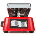 Dunlop JD4S Rotovibe chorus vibrato pedal — red side view