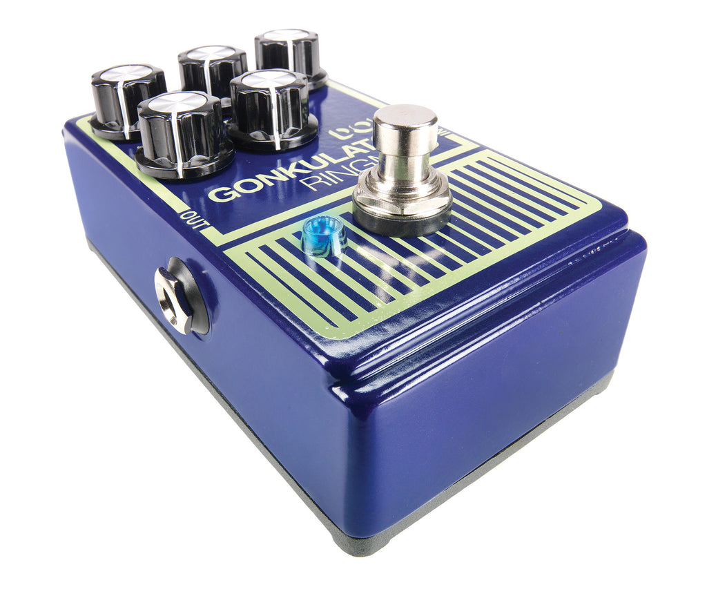 DOD Gonkulator ring modulator pedal — angle view