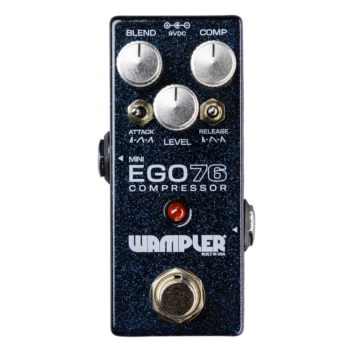 Used Wampler Mini Ego 76 Compressor Guitar Effects Pedal ♫