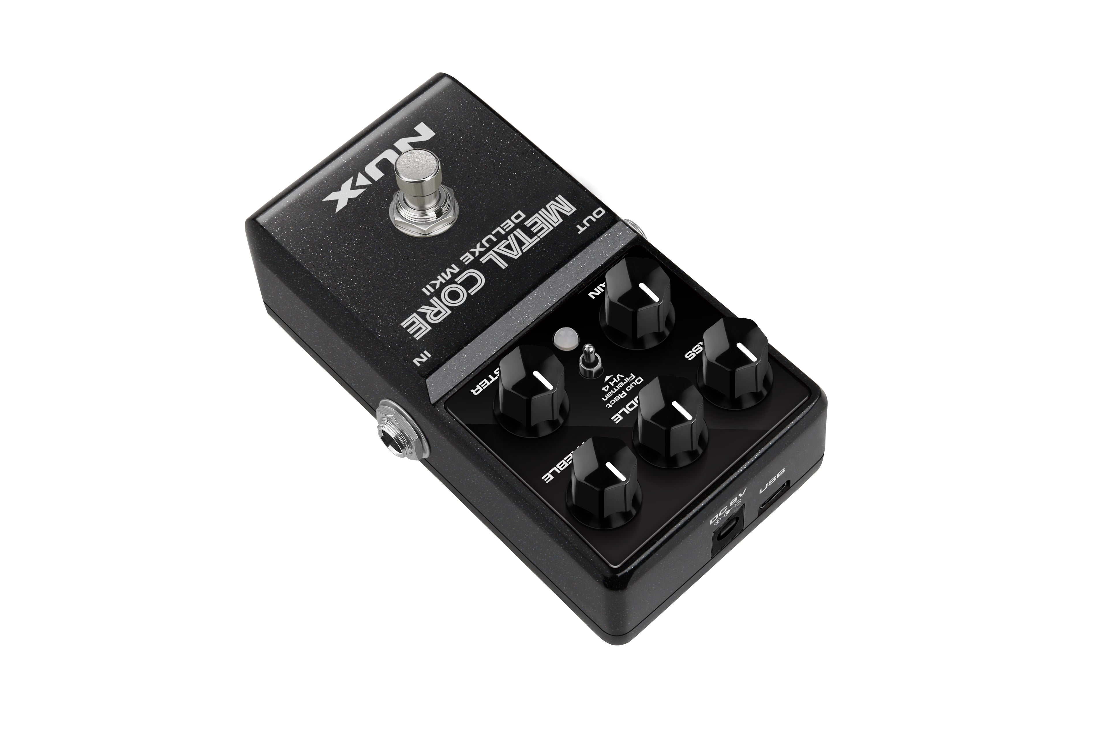 NUX Metal Core Deluxe MKII distortion pedal amp models detail