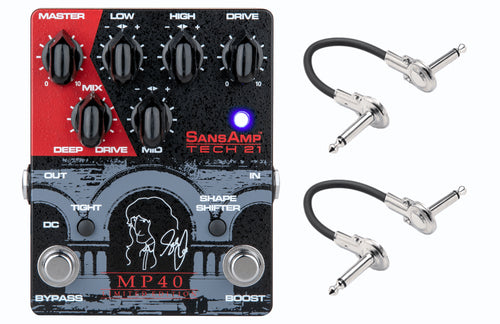New Tech 21 SansAmp MP40 Limited Edition Geddy Lee Signature Bass Guitar Effects Pedal