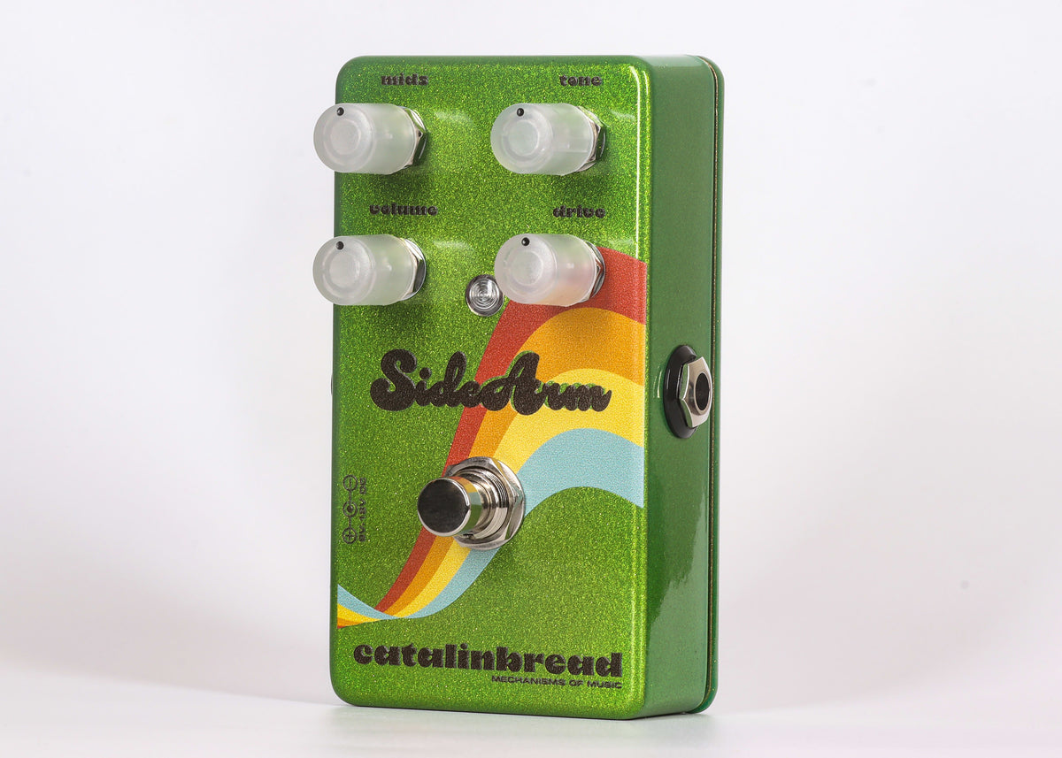 Catalinbread SideArm overdrive pedal - top knobs detail