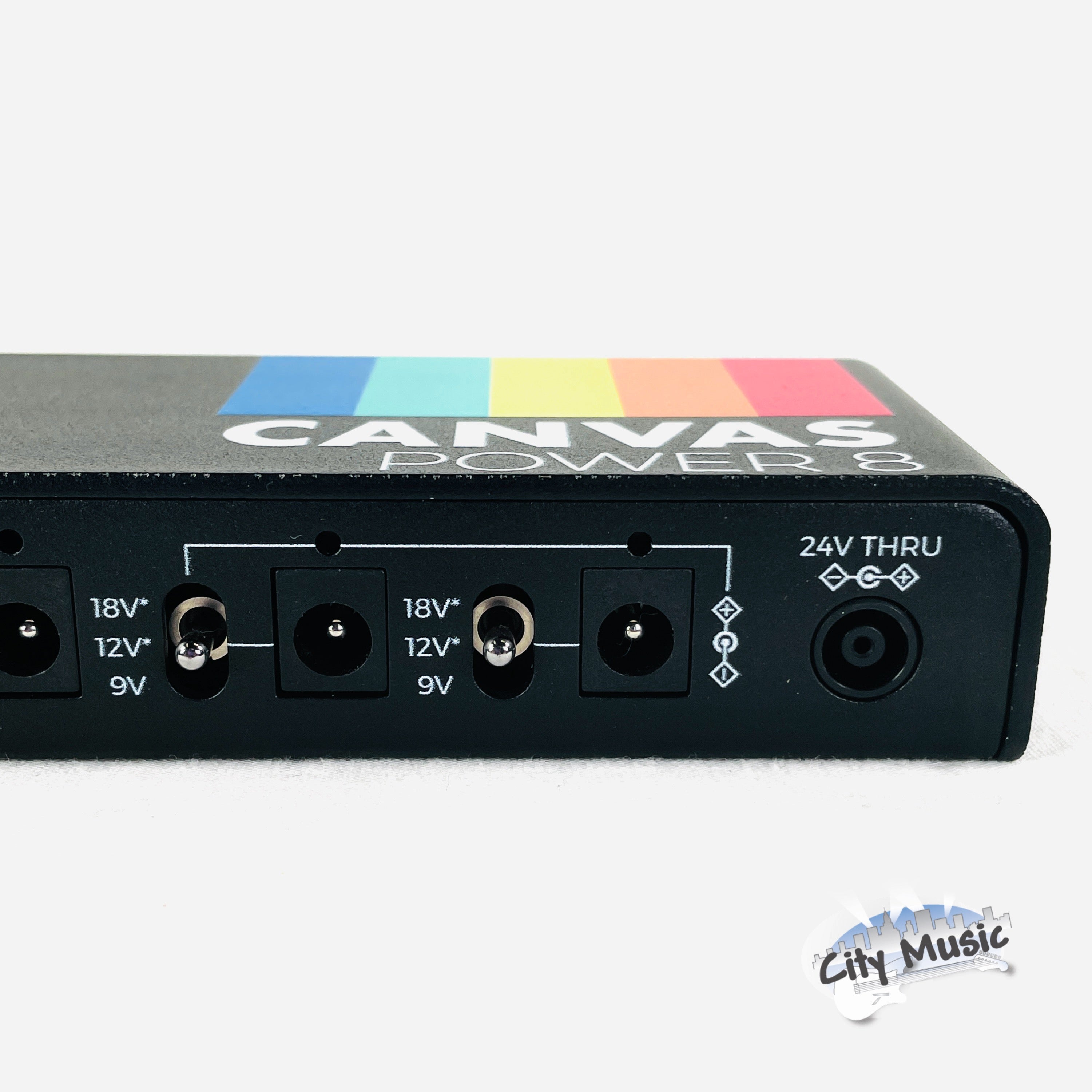 Walrus Audio Canvas Power 8 LINK Used — box contents with mounting hardware included