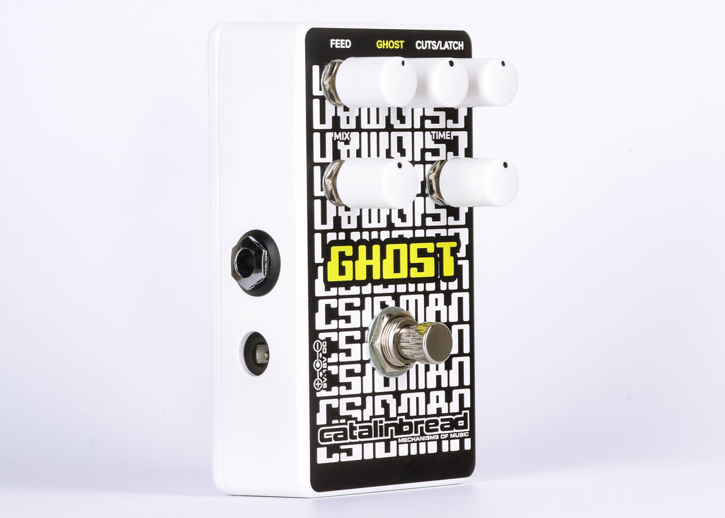 Catalinbread CSIDMAN Ghost glitch delay pedal — opposite side view showing output jack