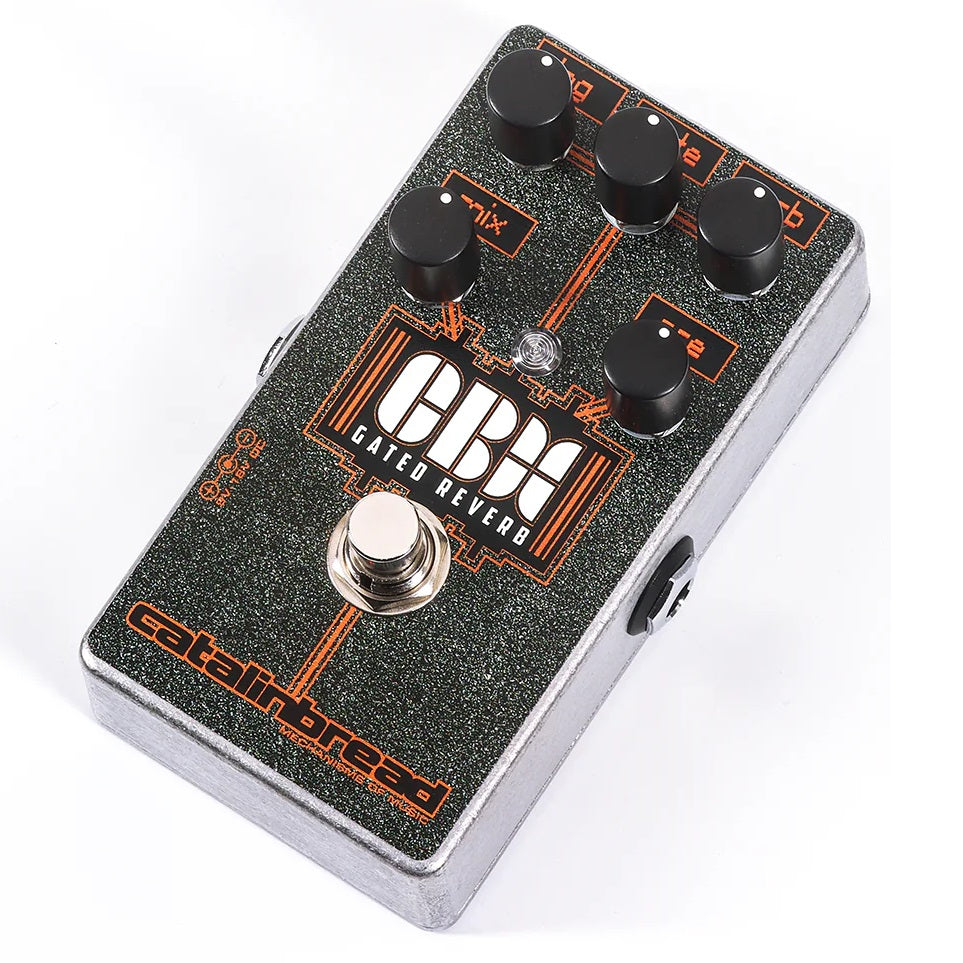 Catalinbread CBX Gated Reverb pedal — rear jacks