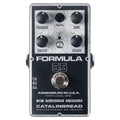 Catalinbread Formula 55 overdrive pedal - black and silver top view