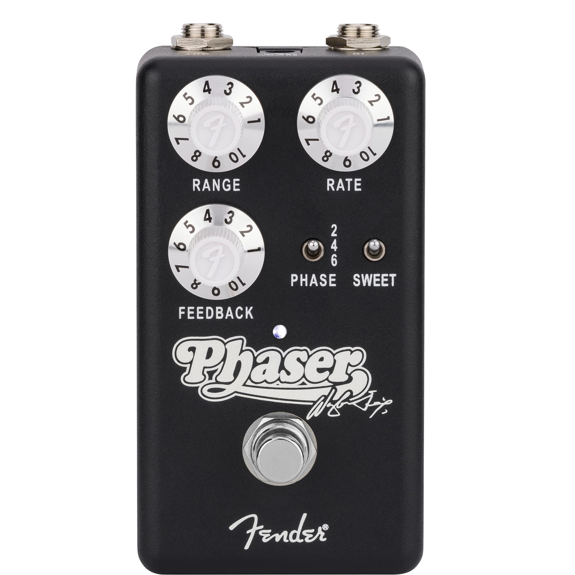 Fender Waylon Jennings Phaser pedal — front face view