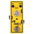 Tone City Bad Horse overdrive pedal — yellow mini pedal front