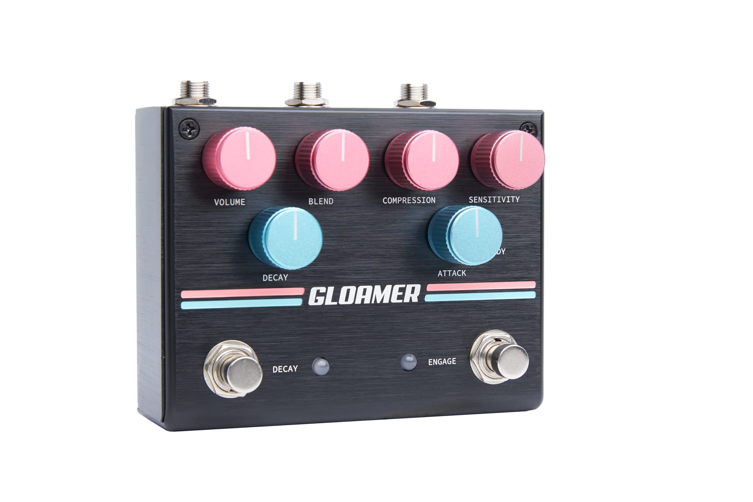 Pigtronix Gloamer volume swell pedal — Decay and Attack controls