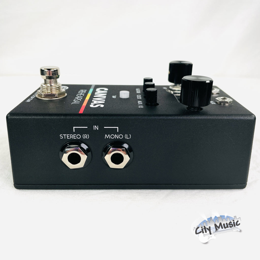 Used Walrus Audio Canvas Rehearsal headphone amp pedal — angled profile