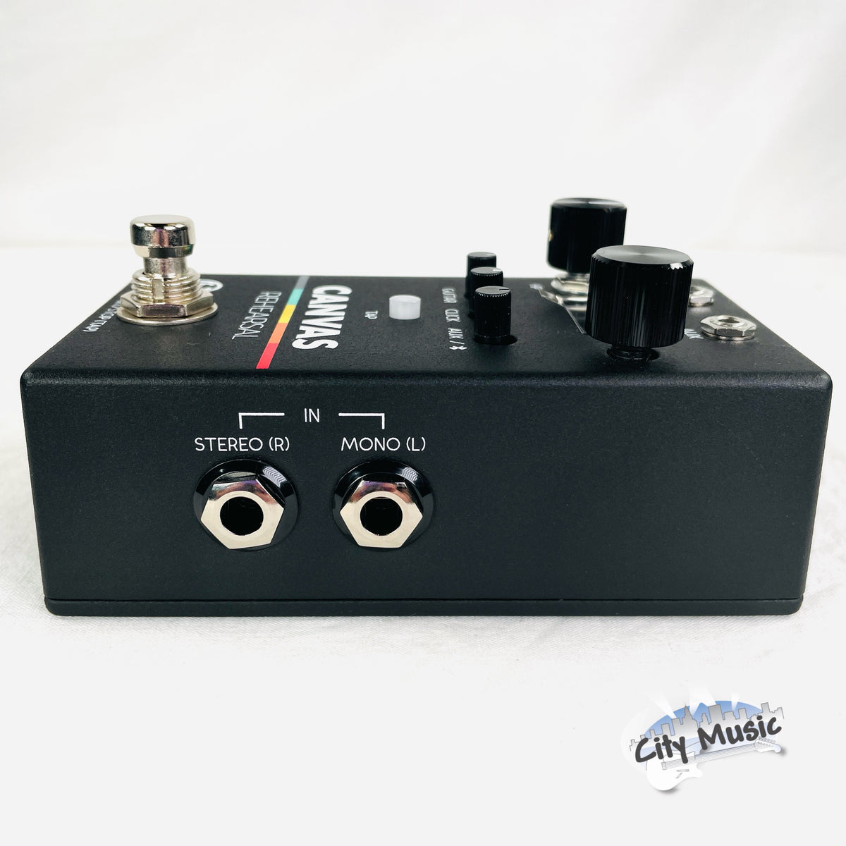 Used Walrus Audio Canvas Rehearsal headphone amp pedal — angled profile