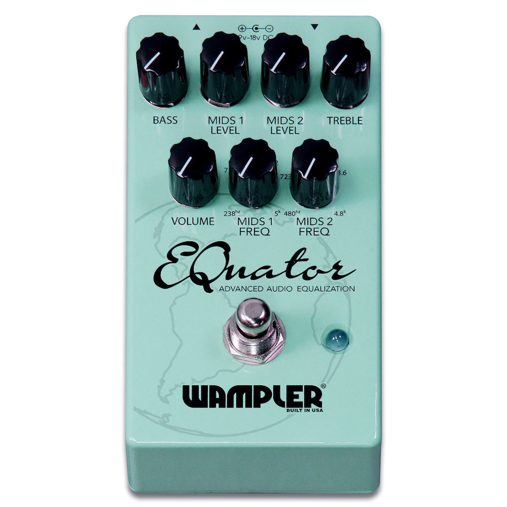 Wampler EQuator EQ pedal — angled view