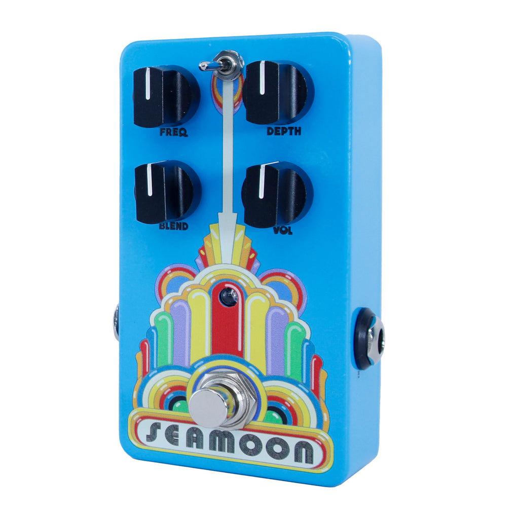 Seamoon Funk Machine envelope filter pedal art-deco graphic detail