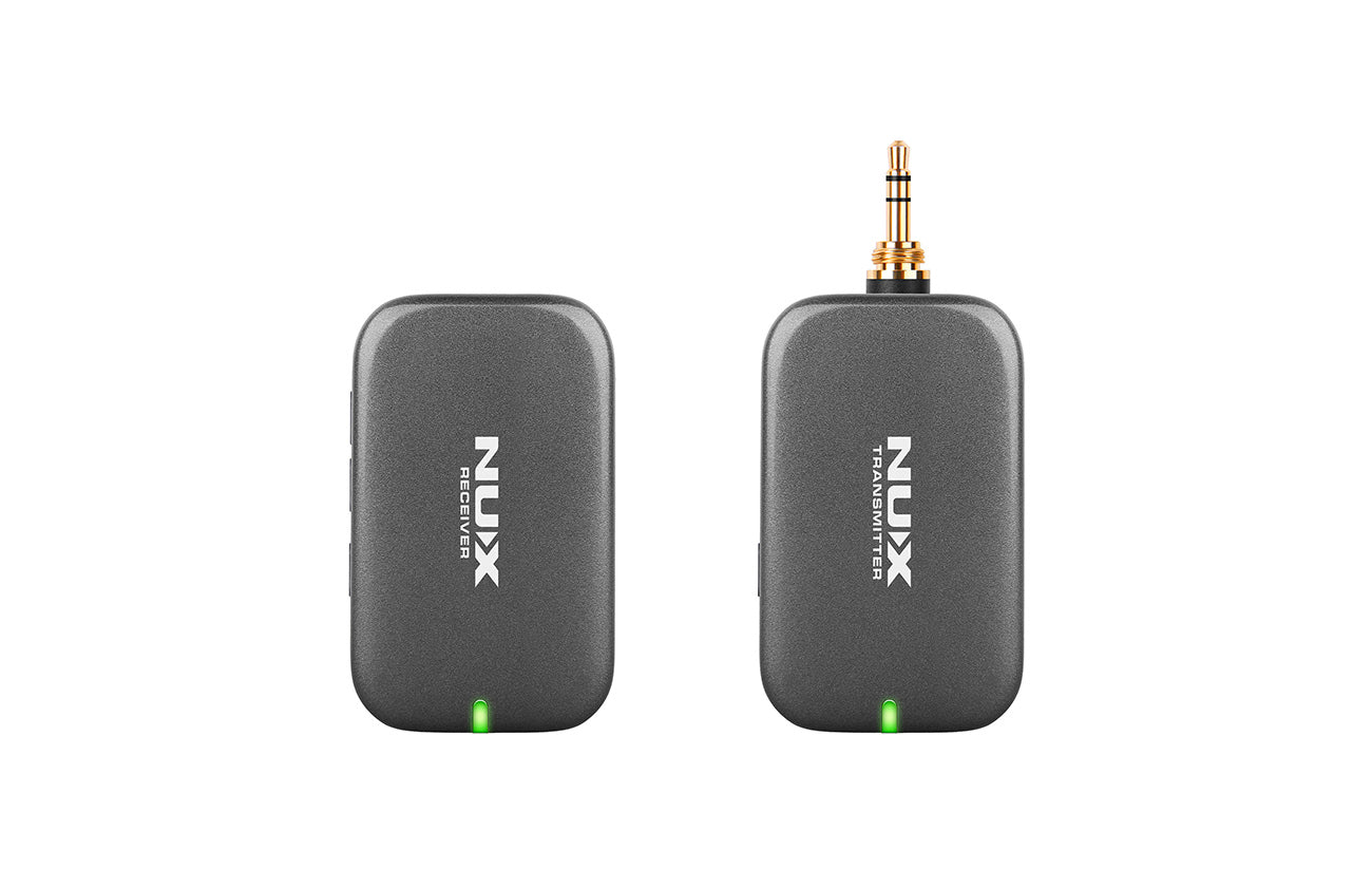 NUX B-7PSM wireless in-ear monitor system — receiver clip detail