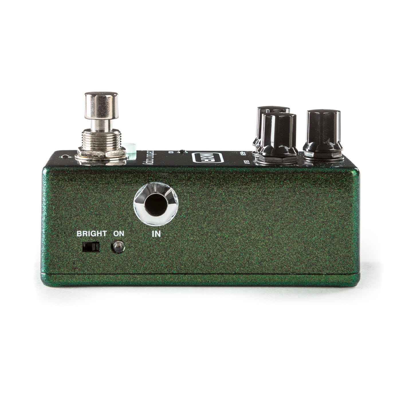 MXR M299 Carbon Copy Mini analog delay pedal — input and output jacks