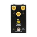 Keeley Super Rodent overdrive distortion pedal — black enclosure with gold knobs, top view