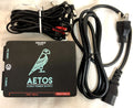 Walrus Audio Aetos V2 power supply — black unit with bundled power cables and AC cord