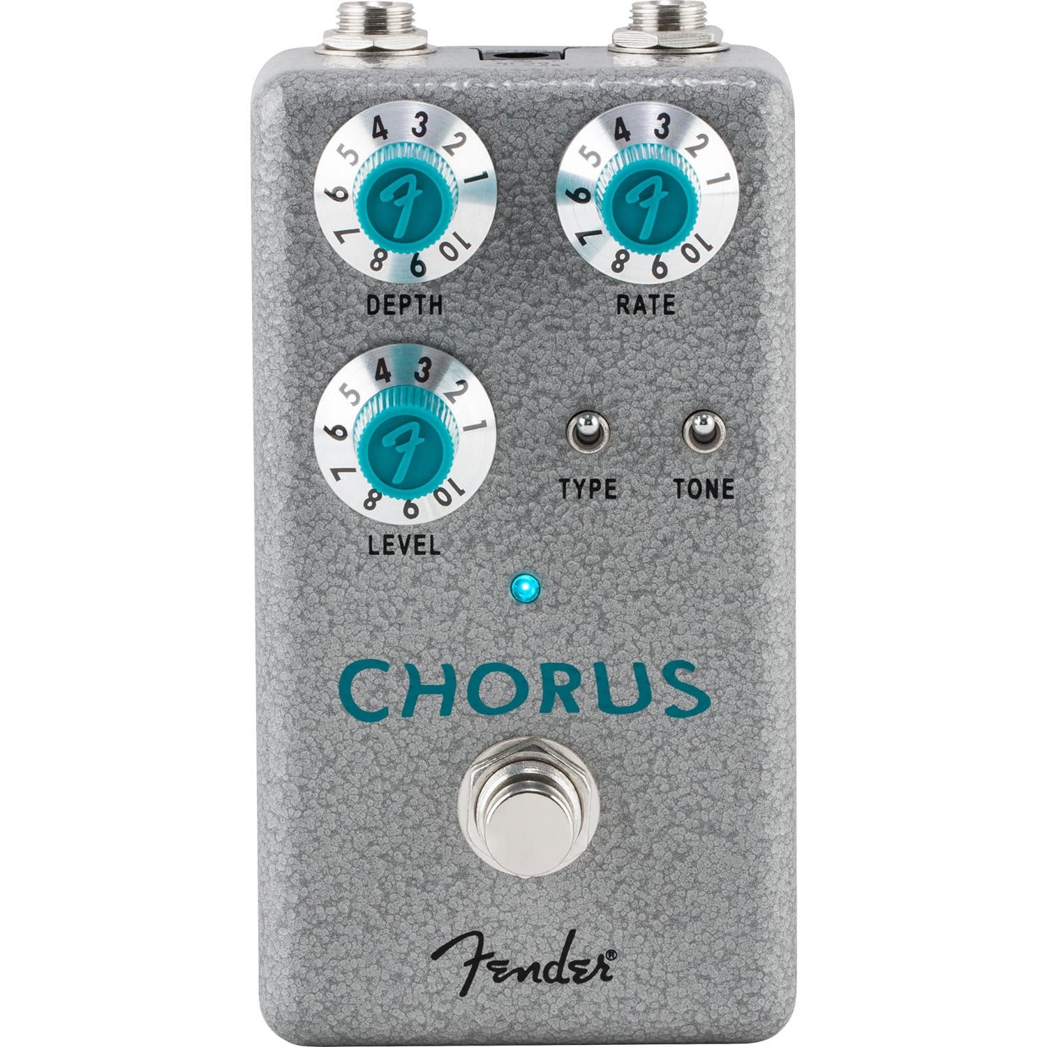 Fender Hammertone Chorus pedal — Depth, Rate, Level knobs and switches