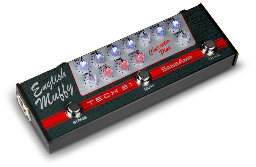 New Tech 21 SansAmp Character Plus English Muffy Guitar Effects Pedal
