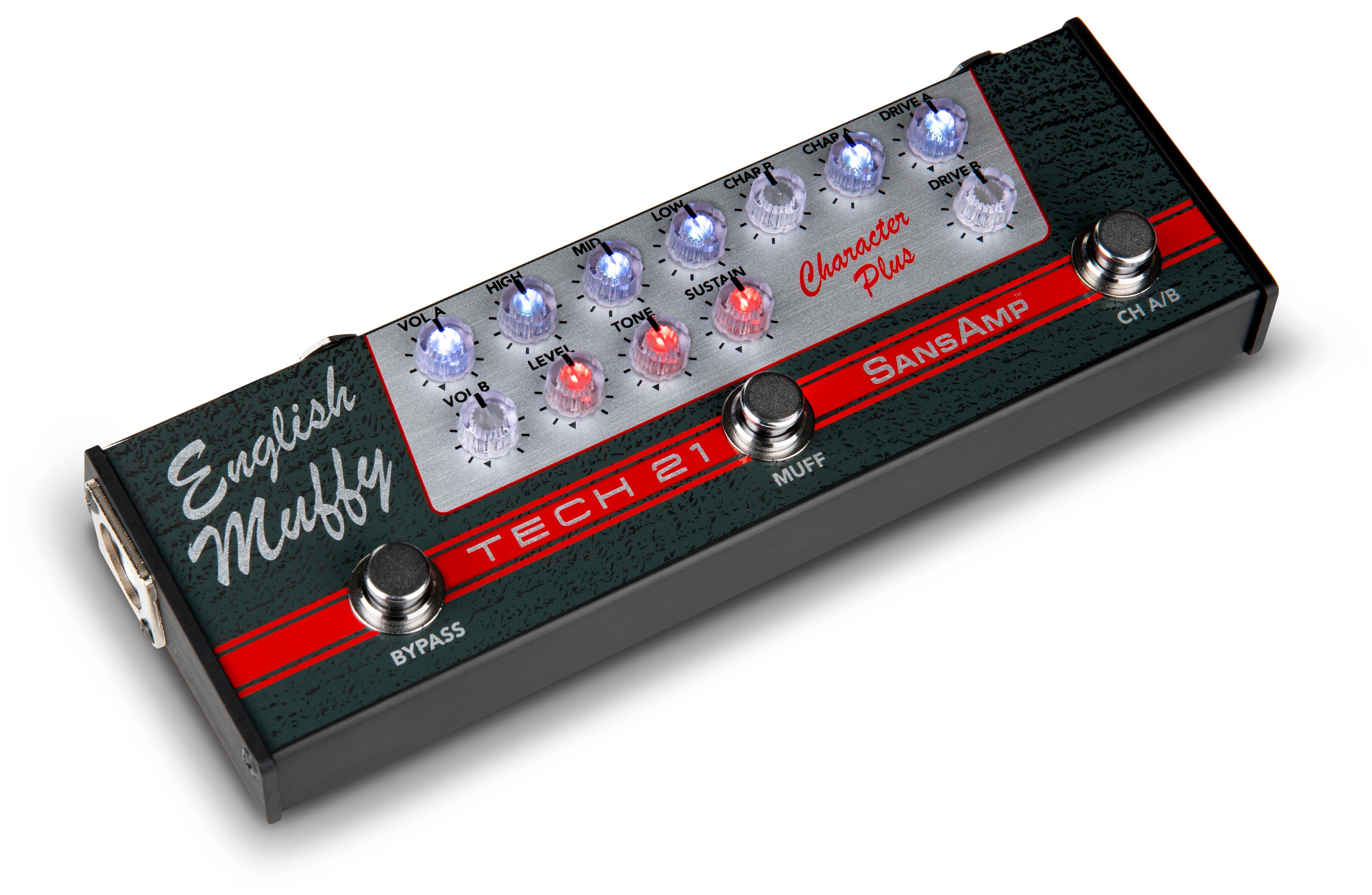 New Tech 21 SansAmp Character Plus English Muffy Guitar Effects Pedal